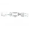 ATEN USB VGA KVM over IP Mini, 1920 x 1200 pixelov, Ethernet LAN, 3,47 W, čierna, fialová