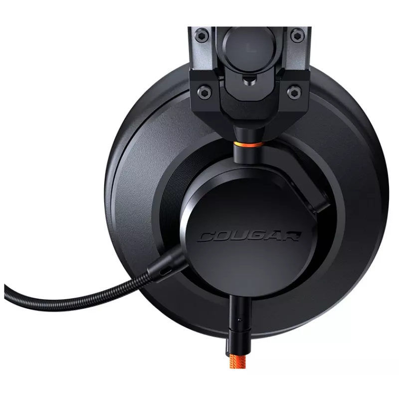 COUGAR TOURNAMENT headset káblový headset čelenka gaming čierny