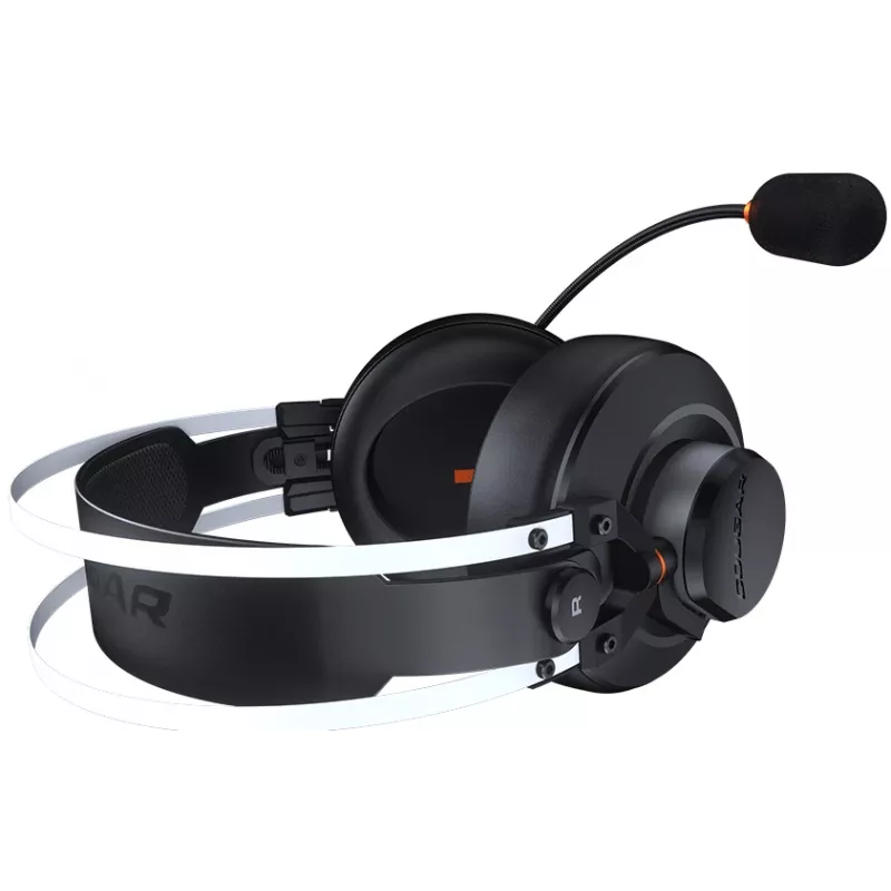 COUGAR TOURNAMENT headset káblový headset čelenka gaming čierny