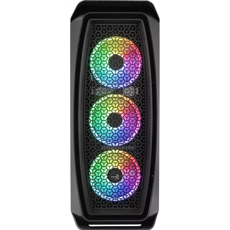 Aerocool Aero One Duo ATX PC skriňa 4x ARGB ventilátor 12 cm + predná mriežka