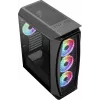 Aerocool Aero One Duo ATX PC skriňa 4x ARGB ventilátor 12 cm + predná mriežka
