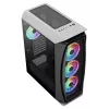 Aerocool AEROONEDUOWHV1 Gaming ATX skriňa 4x ARGB ventilátor biela