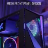 Aerocool Glider Tempered Glass čierna
