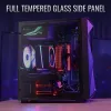 Aerocool Glider Tempered Glass čierna
