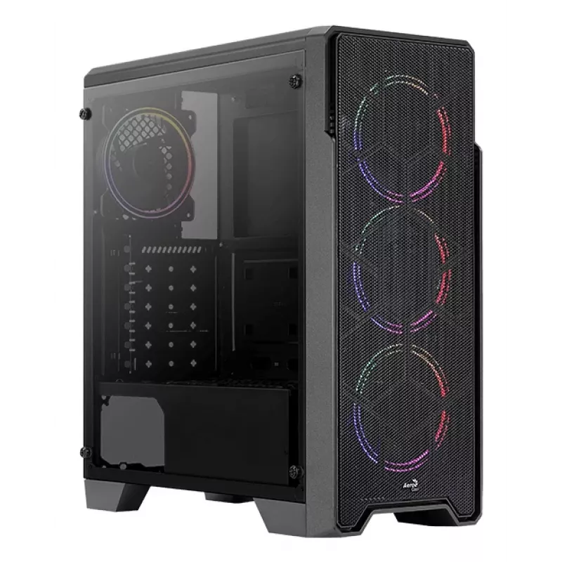 Aerocool Ore Tempered Glass Midi Tower čierna