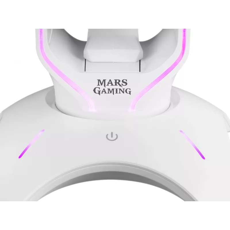 Držiak na slúchadlá Mars Gaming MHHPROW biela 456 g