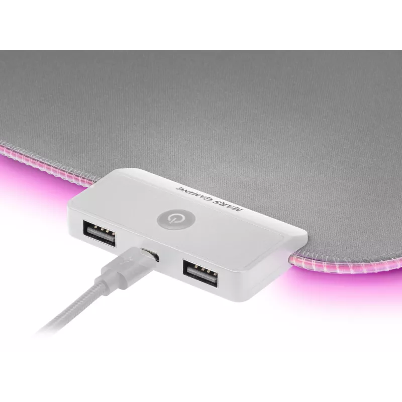 Mars Gaming MMPRGB2S RGB podložka pod myš XXL Silver