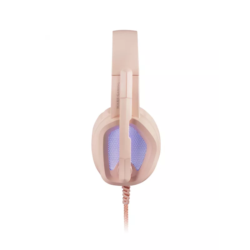 Mars Gaming MH320 headset káblový cez hlavu USB Type-A ružový