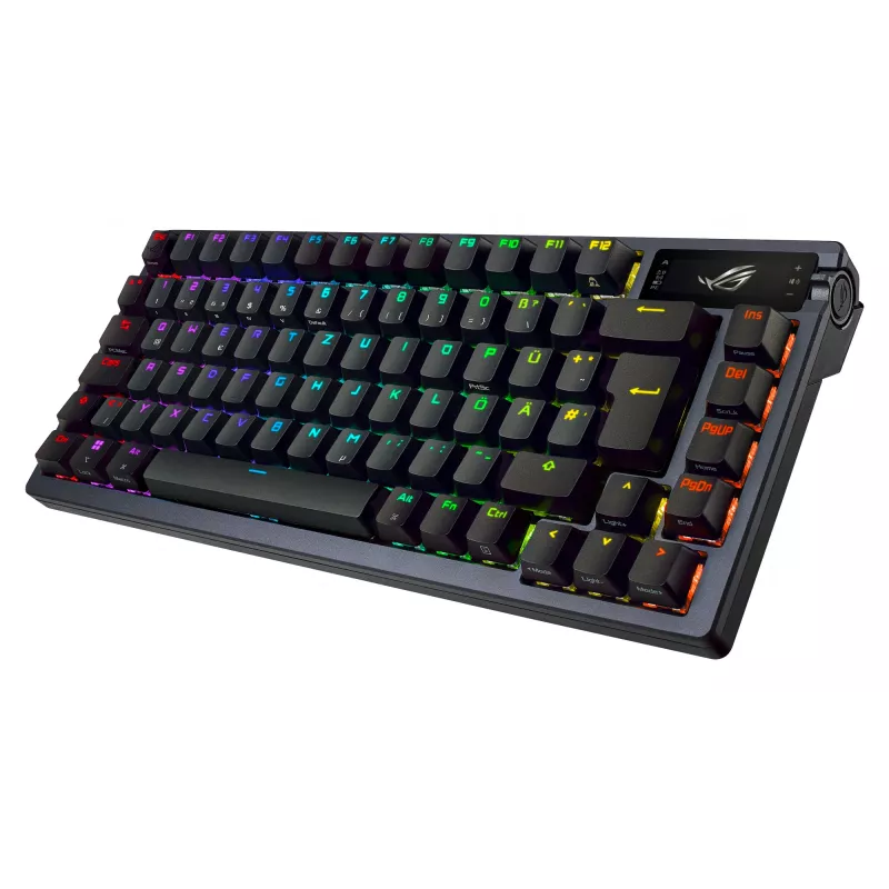 ASUS ROG AZOTH klávesnica Gaming USB RF Wireless Bluetooth čierna 75% (Nordic kbd)