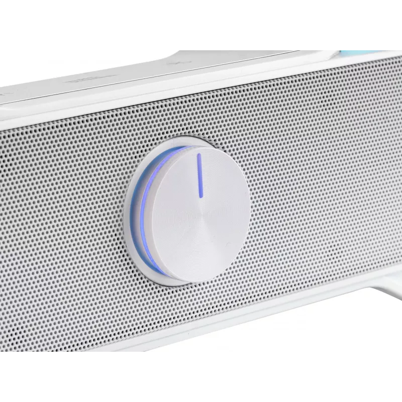 Mars Gaming MSBX, biely reproduktor soundbar 10W, 10 W, 10 W, biely, káblový & bezdrôtový, 435 mm, 85 mm