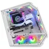 Mars Gaming MC51W biela PC Gaming ATX skriňa s dvojitým tvrdeným sklom, 5x RGB 12cm ventilátor
