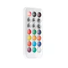 Mars Gaming MC51W biela PC Gaming ATX skriňa s dvojitým tvrdeným sklom, 5x RGB 12cm ventilátor