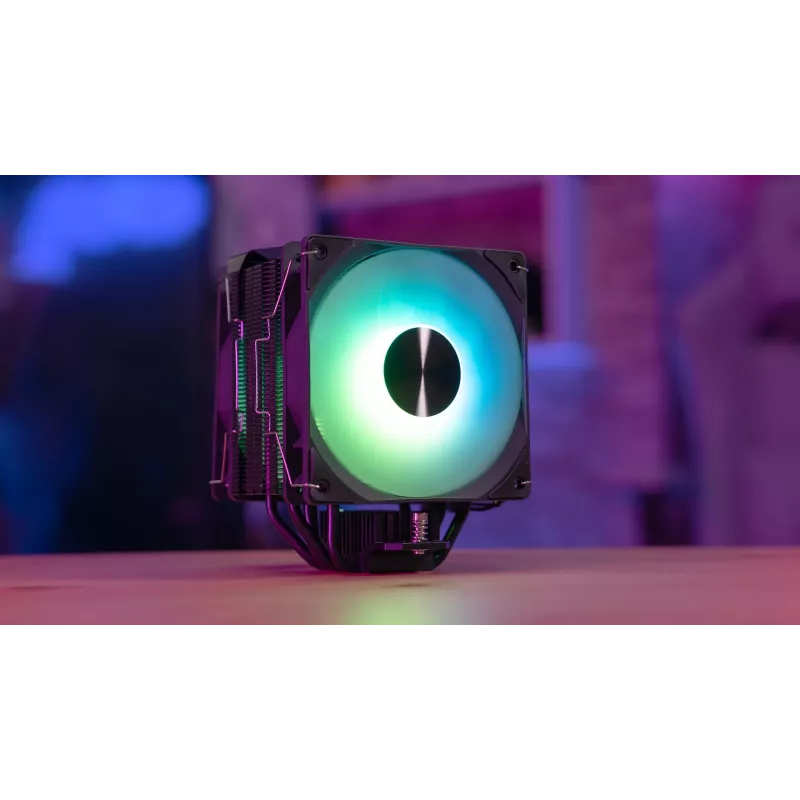 Aerocool Rime 4 Dual chladič procesora vzduchový 12 cm čierny 1 kus