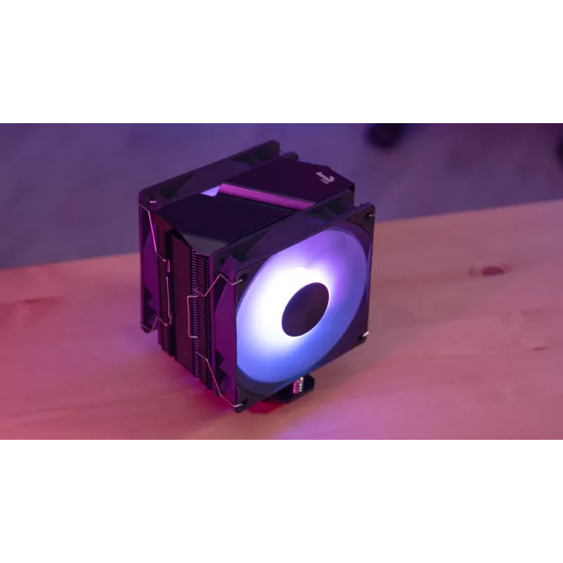 Aerocool Rime 4 Dual chladič procesora vzduchový 12 cm čierny 1 kus