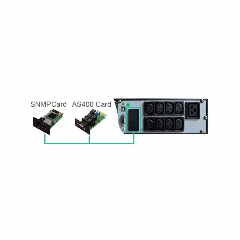 FSP Eufo 3k záložný zdroj (UPS) Line-Interactive 3 kVA 2700 W 8 AC výstupov
