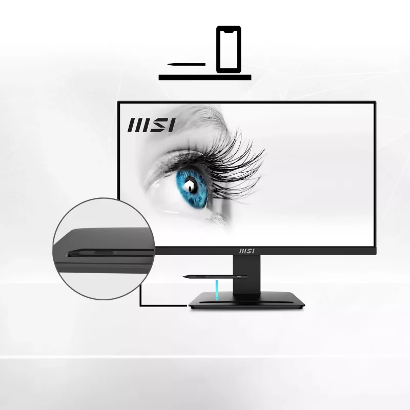 MSI Pro MP2412 počítačový monitor 60,5 cm (23,8 inch) 1920 x 1080 pixelov Full HD LCD čierny