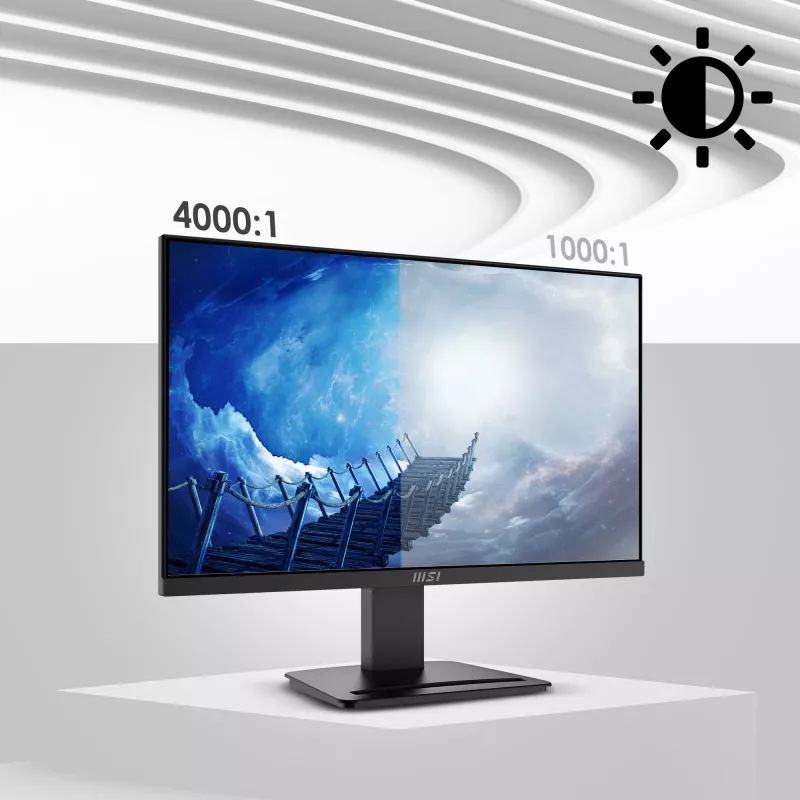 MSI Pro MP2412 počítačový monitor 60,5 cm (23,8 inch) 1920 x 1080 pixelov Full HD LCD čierny