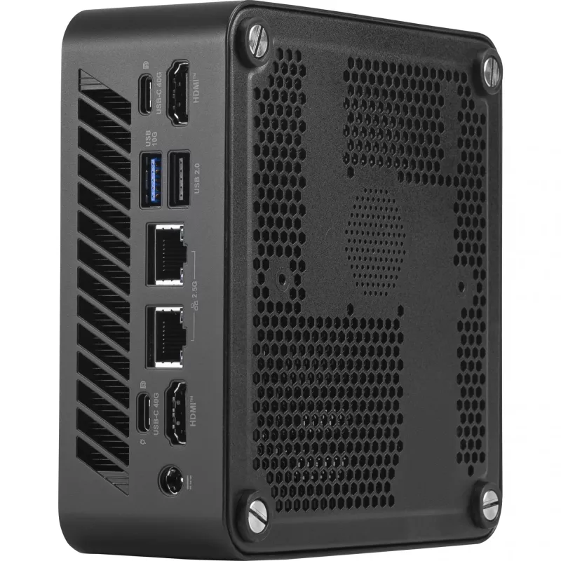 Mini PC Barebone MSI Cubi Z AI s AMD Ryzen 7 8845HS – kompaktný modulárny systém pre vlastnú pamäť RAM a úložisko