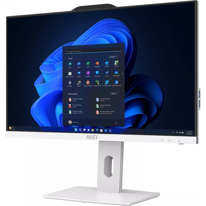 Monoblok PC MSI PRO AP241P 14M — Intel Core i5-14400, 16GB DDR5 5600MHz, 512GB SSD, Intel UHD, Windows 11 Pro