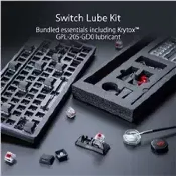 ASUS ROG Azoth klávesnica Gaming USB + RF Wireless + Bluetooth biela