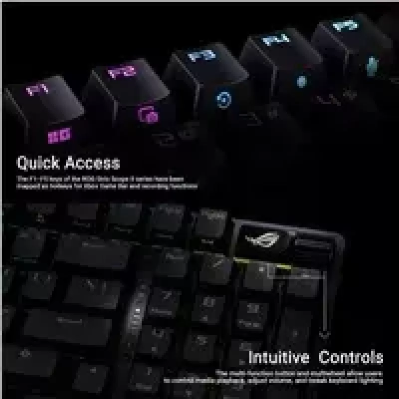 ASUS X901 SCOPE II 96 WL/WHT/NXSW/US/PBT klávesnica Gaming USB + RF Wireless + Bluetooth biela