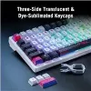 Mechanická bezdrôtová klávesnica ASUS ROG Azoth X — US rozloženie, Bluetooth & RF 2,4 GHz, biela