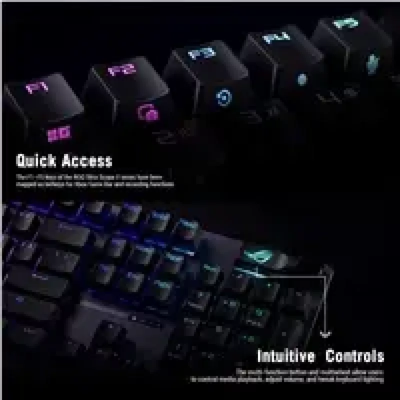 ASUS XA14 ROG STRIX SCOPE II X/NXSWV2/US/PBT klávesnica Gaming USB čierna