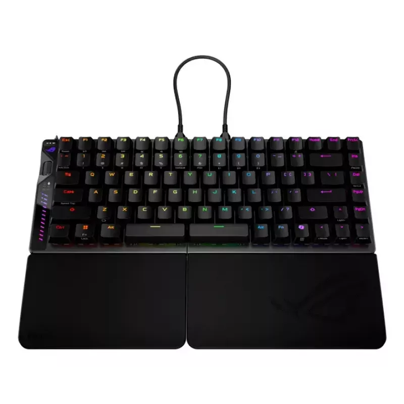 Klávesnica ASUS ROG Falcata Gaming USB RF Wireless Bluetooth čierna 75%