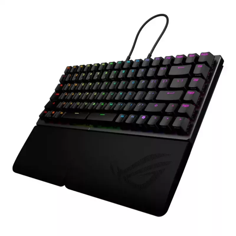 Klávesnica ASUS ROG Falcata Gaming USB RF Wireless Bluetooth čierna 75%