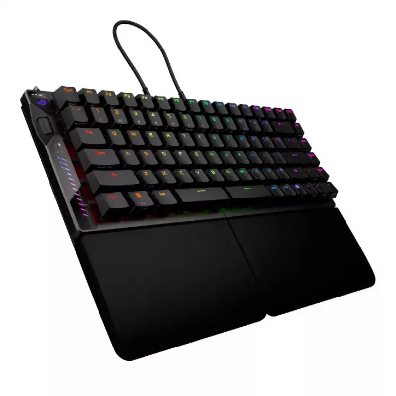 Klávesnica ASUS ROG Falcata Gaming USB RF Wireless Bluetooth čierna 75%