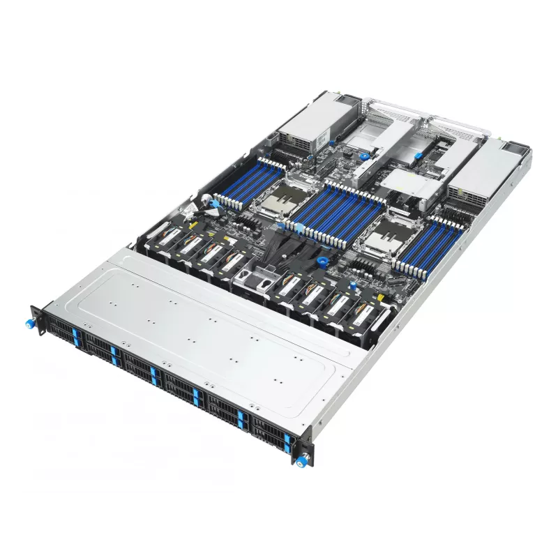 ASUS RS700-E12-RS12U Rack (1U) čierna, oceľ