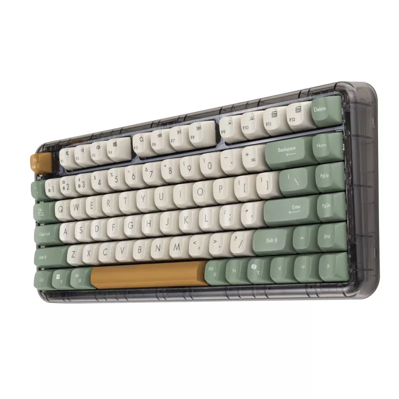 ASUS Jelly75 KD201 mechanická klávesnica, 75% formát, USB, RF Wireless a Bluetooth pripojenie, viacfarebná