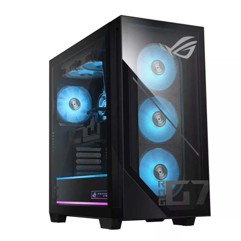 ASUS ROG G700 G700TF-05225F114W Intel Core Ultra 5 225F 32 GB DDR5-SDRAM 1 TB SSD NVIDIA GeForce RTX 5060 Windows 11 Home Tower PC čierna