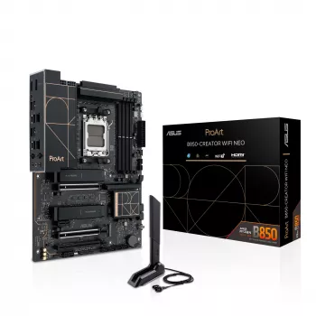 Základná doska ASUS PROART B850-CREATOR WiFi NEO — AMD B850, socket AM5, ATX, DDR5, 4 DIMM, 256 GB, Wi-Fi 7, 5Gb Ethernet
