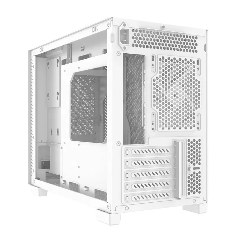 XPG VALOR AIR NANO MIDI-TOWER SKRIŇA - biela, Midi Tower, PC, biela, micro ATX, Mini-ITX, SPCC, 17 cm