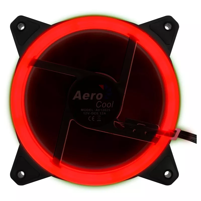 Aerocool Rev RGB počítačový ventilátor do skrine 12 cm čierny
