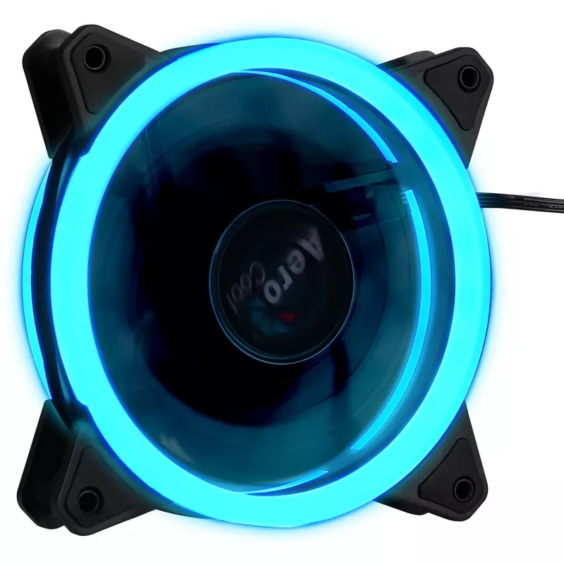 Aerocool Rev RGB počítačový ventilátor do skrine 12 cm čierny