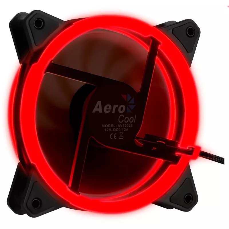 Aerocool Rev RGB počítačový ventilátor do skrine 12 cm čierny