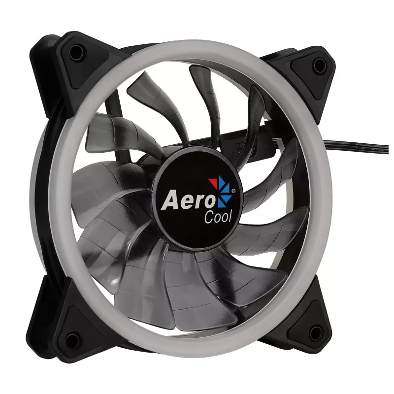 Aerocool Rev RGB počítačový ventilátor do skrine 12 cm čierny