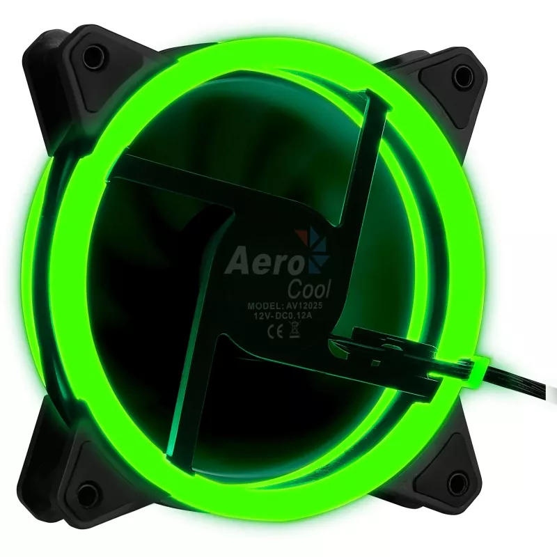 Aerocool Rev RGB počítačový ventilátor do skrine 12 cm čierny