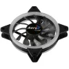 Aerocool Rev RGB počítačový ventilátor do skrine 12 cm čierny