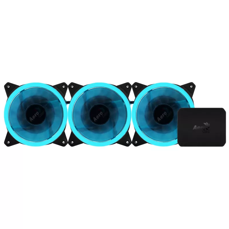 Aerocool Rev RGB Pro ventilátor do skrine 12 cm čierny