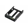 QNAP QDA-A2AR - interná RAID skriňa - 3.5 to 2 x 2.5 (8,9 cm až 2 x 6,4 cm) - RAID 0, 1, JBOD - SATA 6Gb/s