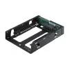 QNAP QDA-A2AR - interná RAID skriňa - 3.5 to 2 x 2.5 (8,9 cm až 2 x 6,4 cm) - RAID 0, 1, JBOD - SATA 6Gb/s