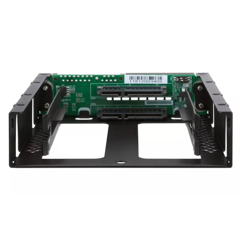 QNAP QDA-A2AR - interná RAID skriňa - 3.5 to 2 x 2.5 (8,9 cm až 2 x 6,4 cm) - RAID 0, 1, JBOD - SATA 6Gb/s
