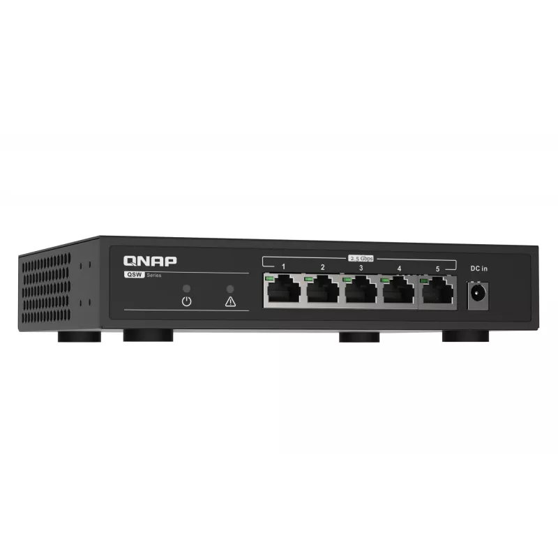 QNAP QSW-1105-5T 5-portový nespravovaný switch, 5x 2.5GbE