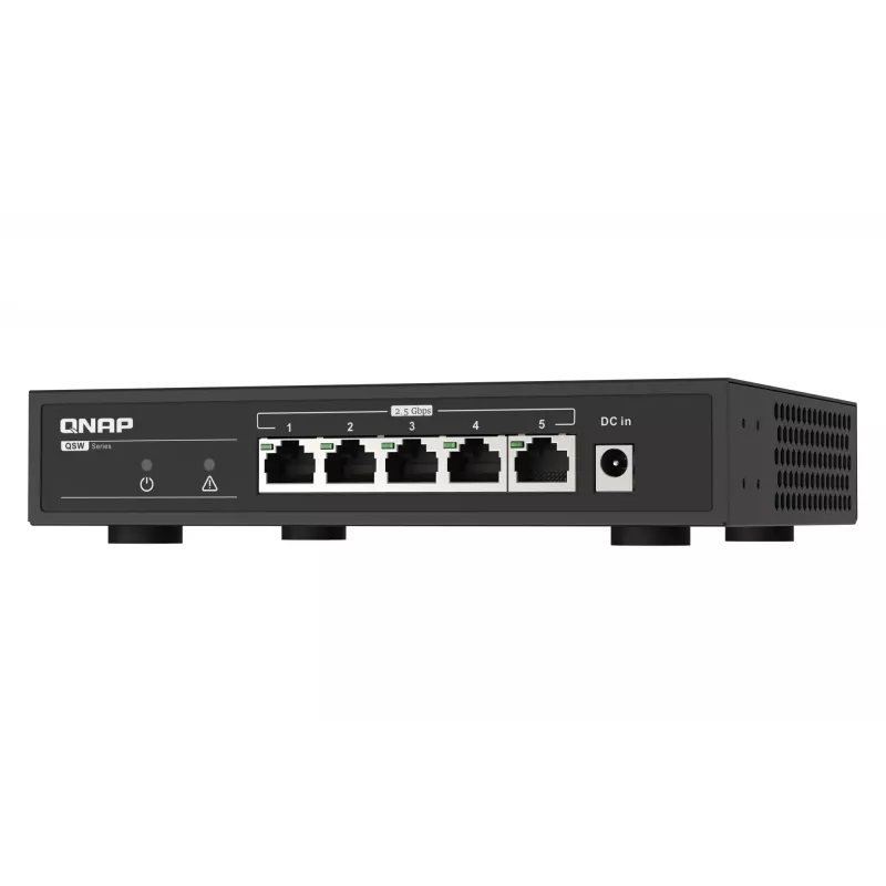 QNAP QSW-1105-5T 5-portový nespravovaný switch, 5x 2.5GbE