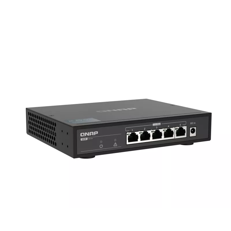 QNAP QSW-1105-5T 5-portový nespravovaný switch, 5x 2.5GbE