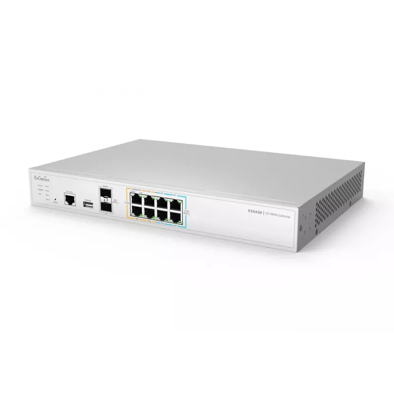 EnGenius Cloud Managed Security Gateway 2 x 2,5 GbE LAN & 6 x 2,5 GbE WAN & 2 SFP+ porty