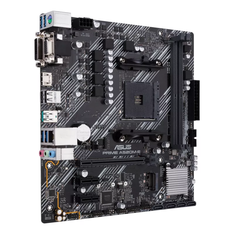 Základná doska ASUS PRIME A520M-E/CSM, AMD A520, Socket AM4, micro ATX